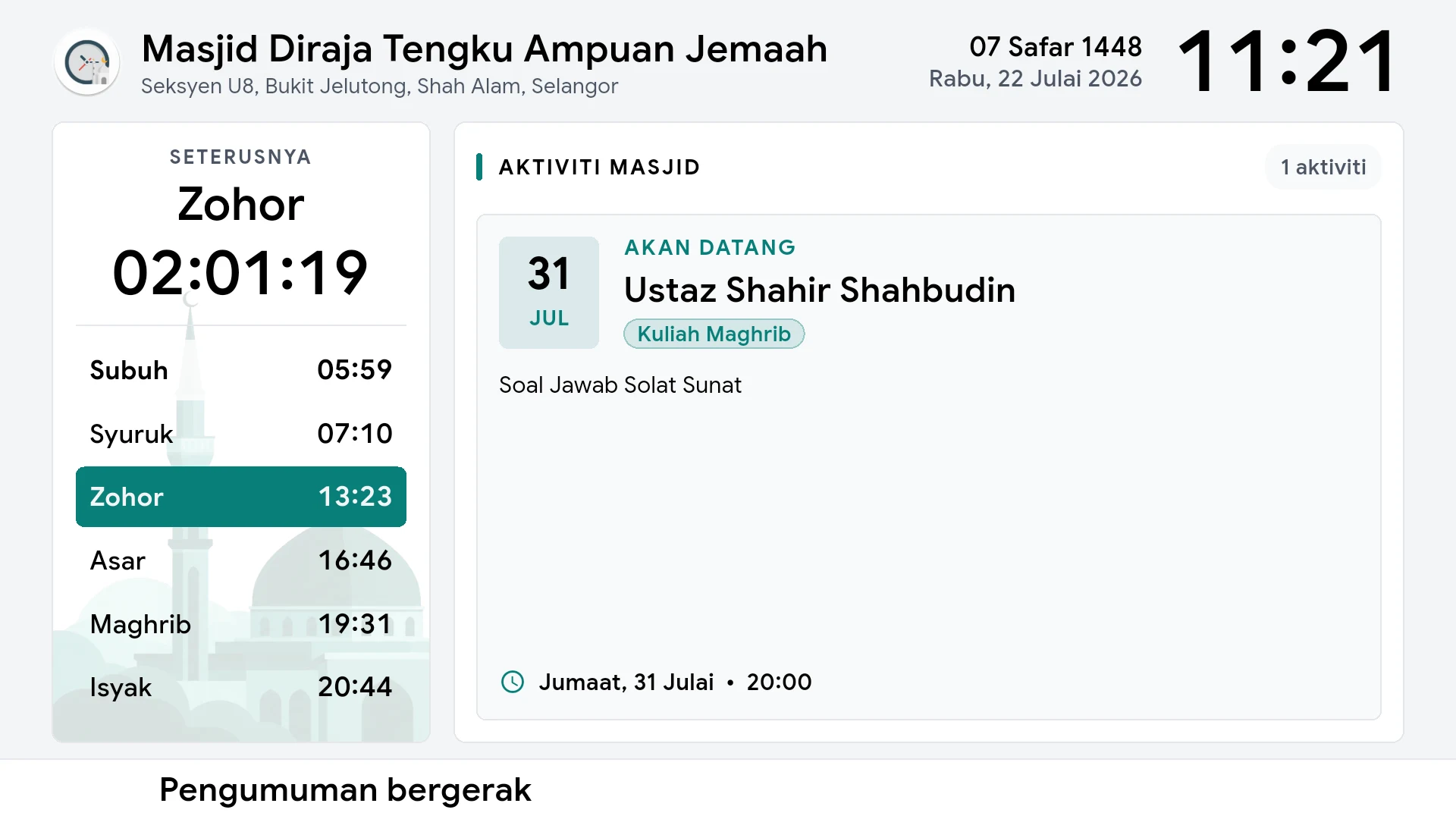 Waktu Solat: Prayer Times screenshot